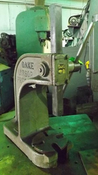 3 TON SINGLE LEVERAGE DAKE ... ARBOR PRESS